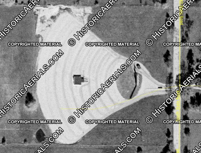 Ionia Drive-In Theatre - 1955 Aerial
